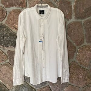 NWT Calvin Klein Jeans Crisp White Dress Shirt